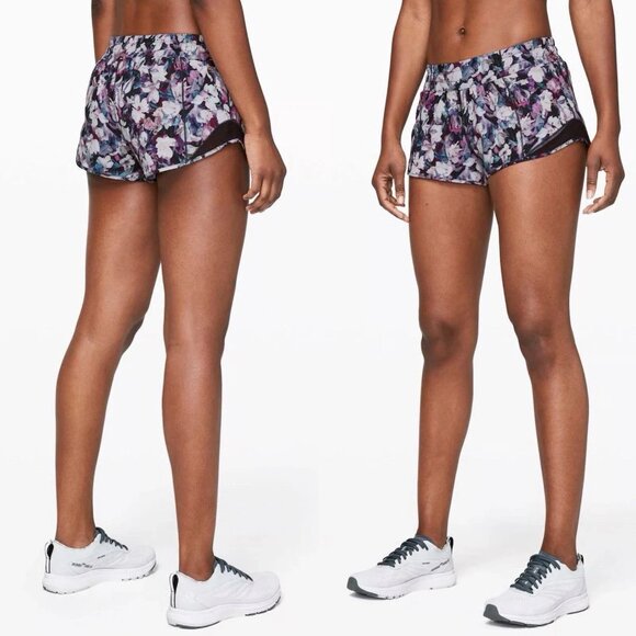 Lululemon Hotty Hot Short Floral Utopia Size 8 - Picture 1 of 13